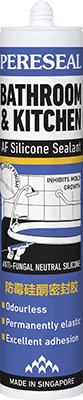 Pereseal AF Anti-Fungal Bathroom & Kitchen Silicone Sealant cartridge