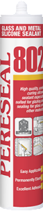 Pereseal 802 glass and glazing silicone sealant